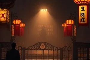 悬疑剧雾港回声剧照，废弃灯塔内部堆着旧磁带与手写标签