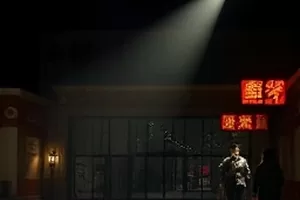 犯罪剧盐与火剧照，深夜仓库里堆着成袋粗盐